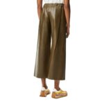 LOEWE CROPPED TROUSERS IN NAPPA LAMBSKIN