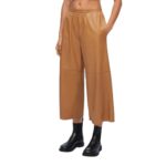 LOEWE CROPPED TROUSERS IN NAPPA LAMBSKIN