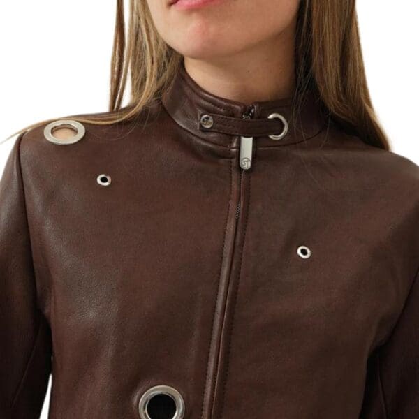 SAKS POTTS LAUREN JACKET CHESTNUT