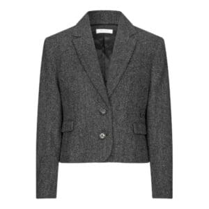 SAKS POTTS MATTEO BLAZER HERRINGBONE GREY