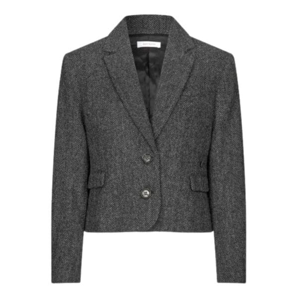 SAKS POTTS MATTEO BLAZER HERRINGBONE GREY