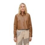 LOEWE TRAPEZE SHIRT IN NAPPA LAMBSKIN