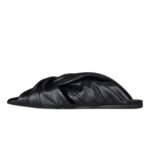 GIVENCHY TWIST FLAT MULES IN LEATHER