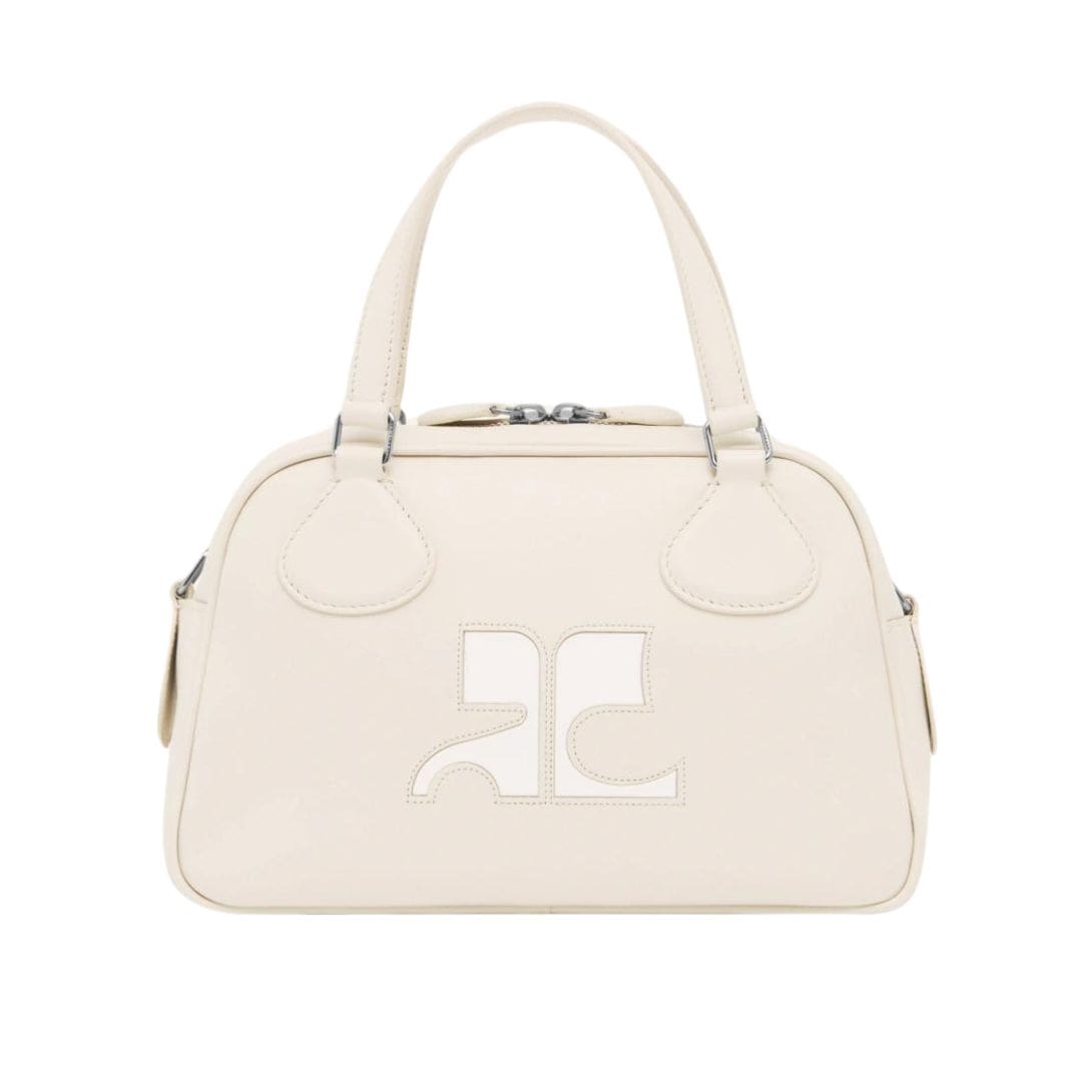 COURREGES REEDITION LEATHER BOWLING BAG