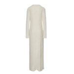 MAGDA BUTRYM BOUCLE KNIT DUSTER CARDIGAN IN CREAM
