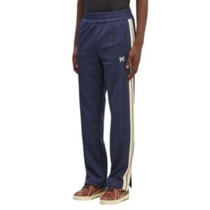 PALM ANGELS MONOGRAM STUD TRACK PANTS