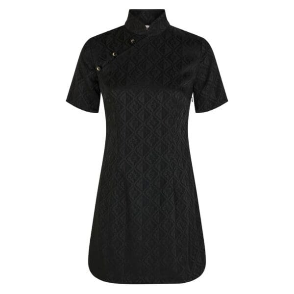 MARINE SERRE JACQUARD VISCOSE MINI DRESS