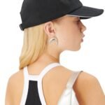 MARINE SERRE ORGANIC COTTON RIB FLARED DRESS