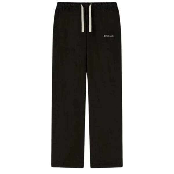PALM ANGELS LOGO COTTON TRAVEL PANTS