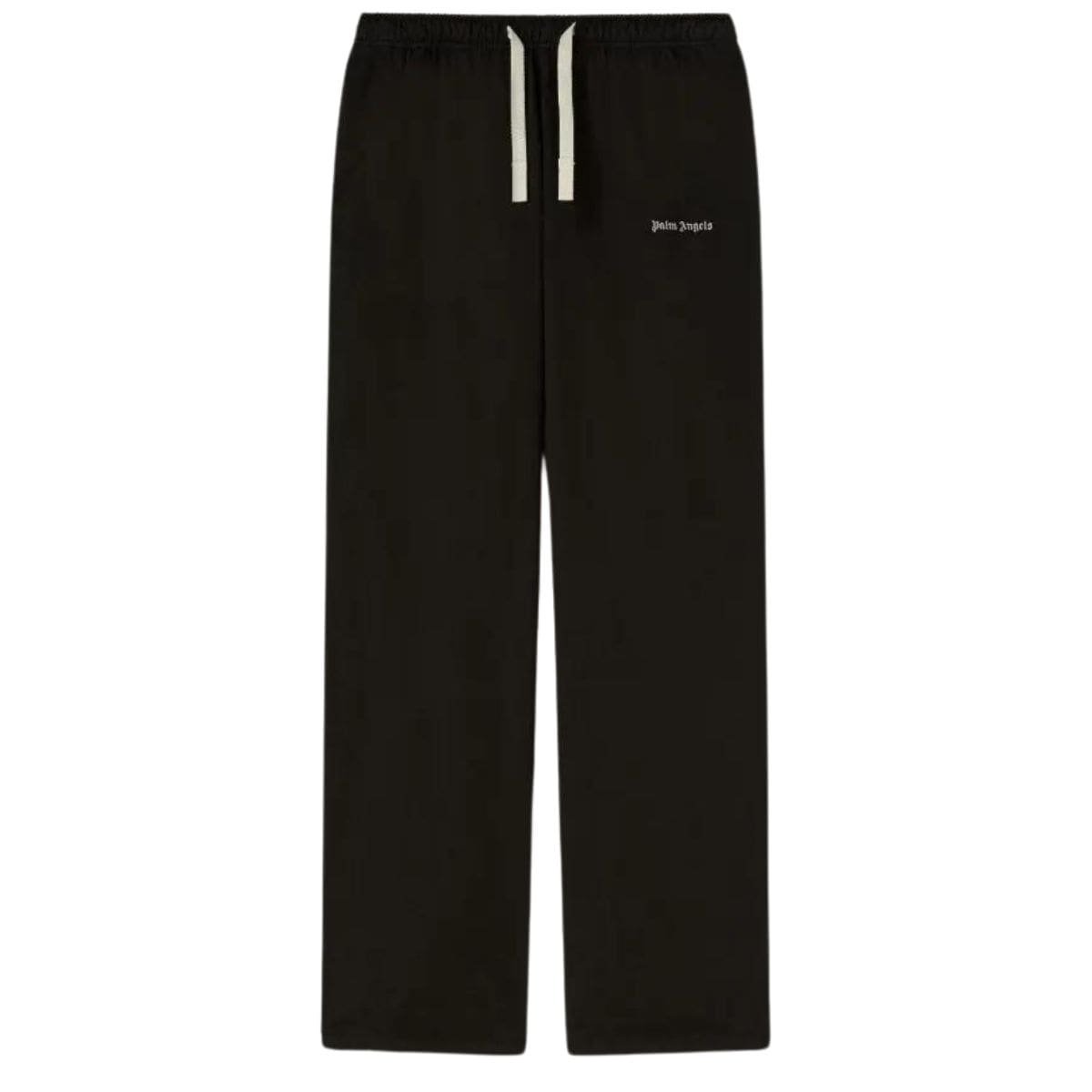 PALM ANGELS LOGO COTTON TRAVEL PANTS