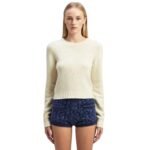 PALM ANGELS CURVED LOGO SWEATER