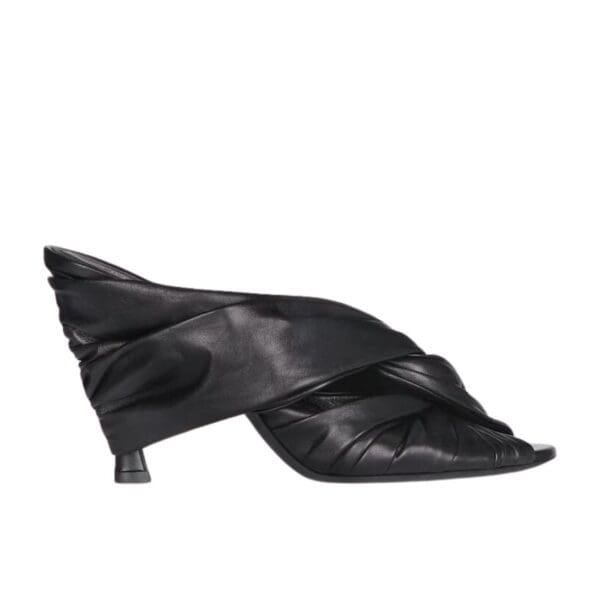 GIVENCHY TWIST MULES IN SATIN