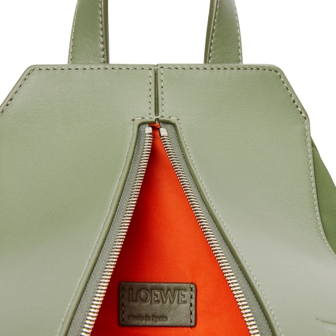LOEWE SMALL CONVERTIBLE BACKPACK IN NYLON AND CALFSKIN