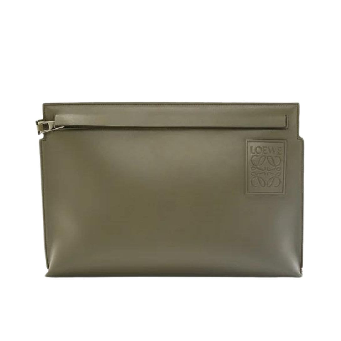 LOEWE T POUCH IN SATIN CALFSKIN 1 LOEWE T POUCH IN SATIN CALFSKIN