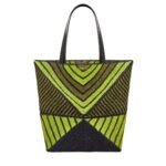 LOEWE XL PUZZLE FOLD TOTE BAG IN RAFFIA
