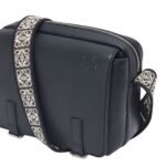 LOEWE XS MILITARY MESSENGER BAG IN SUPPLE SMOOTH CALFSKIN AND JACQUARD
