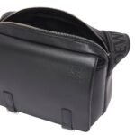 LOEWE XS MILITARY MESSENGER BAG IN SUPPLE SMOOTH CALFSKIN AND JACQUARD