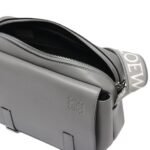 LOEWE XS MILITARY MESSENGER BAG IN SUPPLE SMOOTH CALFSKIN AND JACQUARD