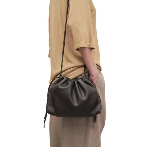 THE ROW ANGY BAG IN LEATHER