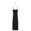 LOEWE ANAGRAM STRAPPY DRESS IN COTTON