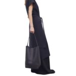 THE ROW LARGE NS PARK TOTE BAG IN LEATHER