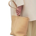 THE ROW MEDIUM NS PARK TOTE BAG IN NUBUCK