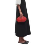 THE ROW MEL CLUTCH IN LEATHER