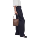 THE ROW SMALL NS PARK TOTE BAG IN LEATHER