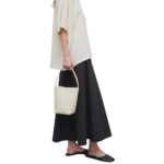 THE ROW SMALL NS PARK TOTE BAG IN LEATHER