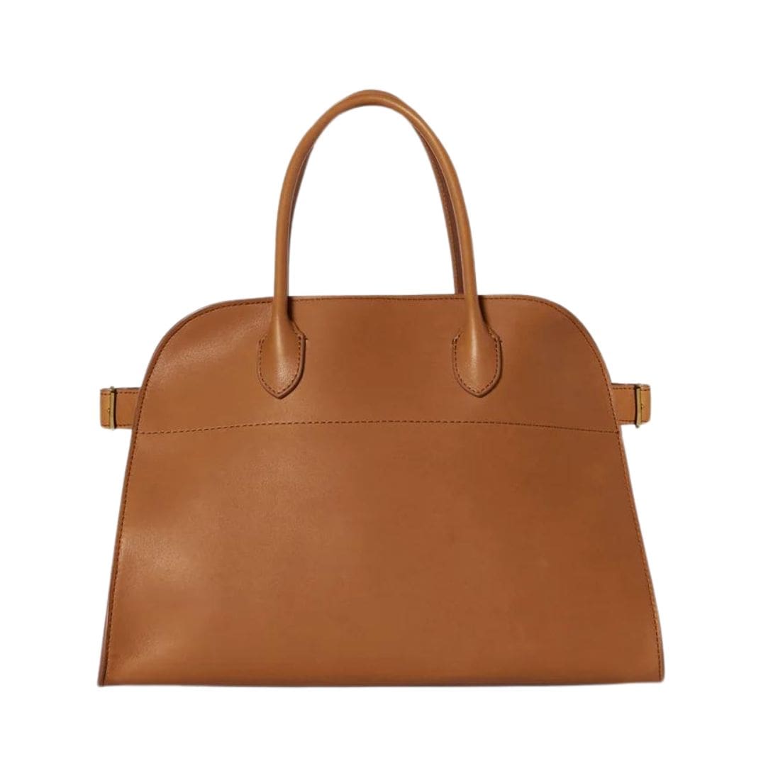 THE ROW SOFT MARGAUX 12 BAG IN LEATHER