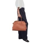 THE ROW SOFT MARGAUX 15 BAG IN LEATHER