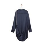 LOEWE CHAIN SHIRT DRESS IN SILK