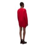 LOEWE DRAPED DRESS IN WOOL BLEND