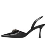 GIVENCHY VOYO SLINGBACKS IN LEATHER