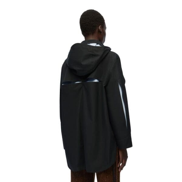 LOEWE LONG PARKA WITH HOOD IN COTTON
