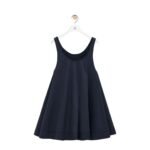 LOEWE TRAPEZE DRESS IN COTTON AND SILK