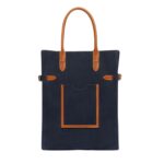 JOSEPH DUCLOS LECTOURE VERTICAL LEATHER TOTE