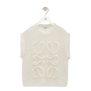 LOEWE ANAGRAM MOHAIR VEST