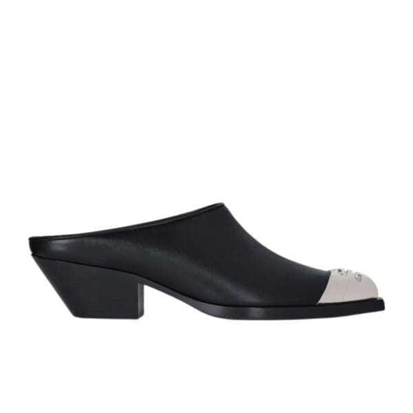 GIVENCHY WESTERN MULES IN LEATHER