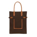 JOSEPH DUCLOS LECTOURE VERTICAL LEATHER TOTE
