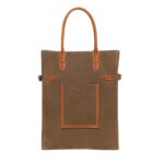 JOSEPH DUCLOS LECTOURE VERTICAL LEATHER TOTE