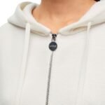 LOEWE ANAGRAM WOOL SWEATSHIRT WITH ZIP HOOD