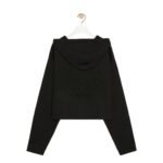 LOEWE ANAGRAM WOOL SWEATSHIRT WITH ZIP HOOD