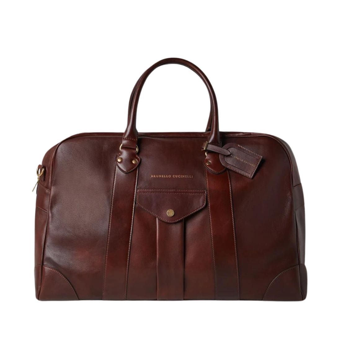 BRUNELLO CUCINELLI CALFSKIN STREET BAG
