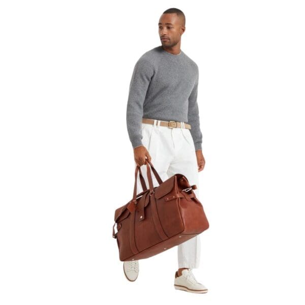 BRUNELLO CUCINELLI GRAINED CALFSKIN BAG