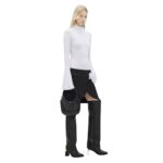 COURREGES HOLY CROCO STAMPED BAG