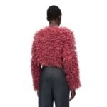 LOEWE MOHAIR BLEND CROPPED CARDIGAN
