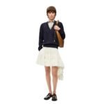 LOEWE TROMPE LOEIL SWEATER IN WOOL AND SILK