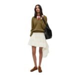 LOEWE TROMPE LOEIL SWEATER IN WOOL AND SILK