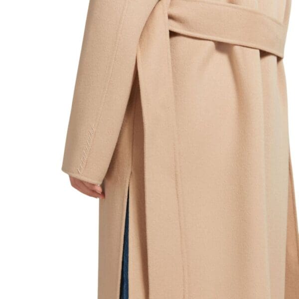 MARNI CAMEL WOOL AND CASHMERE TRENCH COAT